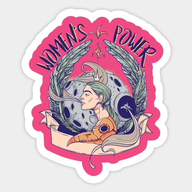 Women's power Sticker by Magda